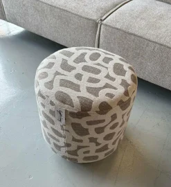 Light en Living Poef Ø40x44 cm DAVONTE taupe+beige