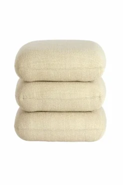 Light en Living Poef 44,5x44,5x44,5 cm LAURIE - crème