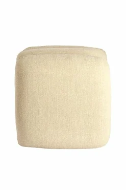 Light en Living Poef 44,5x44,5x44,5 cm LAURIE - crème