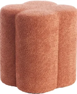 Light en Living Poef 38x38x45 cm NALANI terra