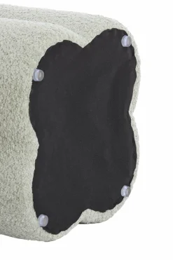 Light en Living Poef 38x38x45 cm NALANI mint groen