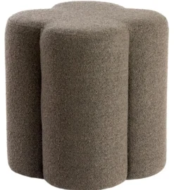 Light en Living Poef 38x38x45 cm NALANI donker bruin
