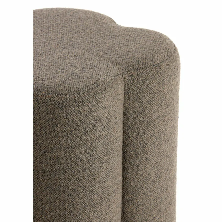 Light en Living Poef 38x38x45 cm NALANI donker bruin