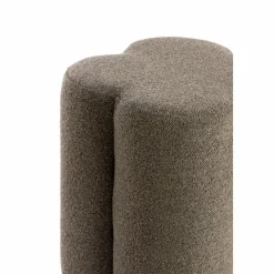 Light en Living Poef 38x38x45 cm NALANI donker bruin