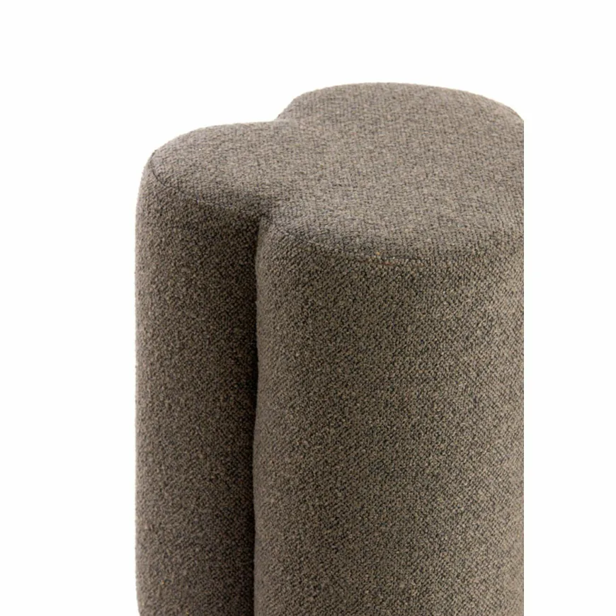 Light en Living Poef 38x38x45 cm NALANI donker bruin