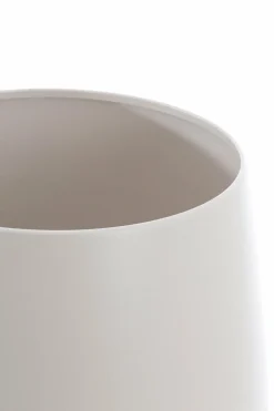 Light en Living Pot deco op voet Ø36x50 cm KARUNA hout+mat crème