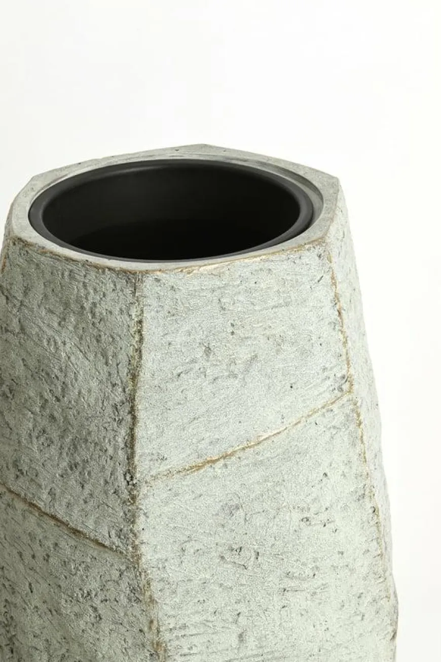 Light en Living Pot deco 50x47x88 cm AGELO blauw grijs