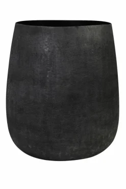 Light en Living Pot deco Ø39x42 cm GENOLI mat zwart