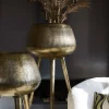 Light en Living Pot op voet deco Ø75x149 cm MARIELLE goud