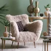 Light en Living Salontafel GIULIO 51x33x36 cm – Taupe Marmer & Antique Bronze | Light & Living