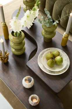 Light en Living Salontafel Set van 2 Crato Acacia hout Choco Bruin