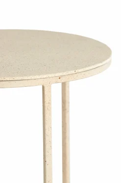 Light en Living Salontafel S/2 Ø65x38+Ø75x42 cm SADAR zand+l bruin gespikkld