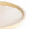 Light en Living Schaal ADA Ø42x5 cm – Glanzend Zandkleurig Keramiek | Light & Living