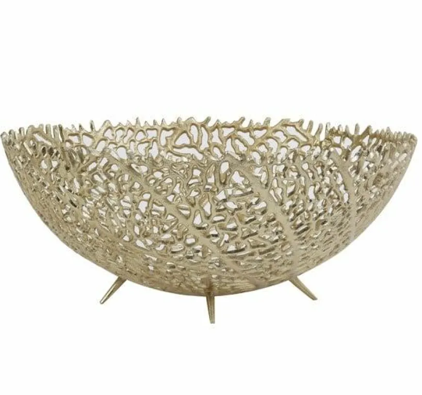Light en Living Schaal Ø46x18 cm GALAXA antiek goud L