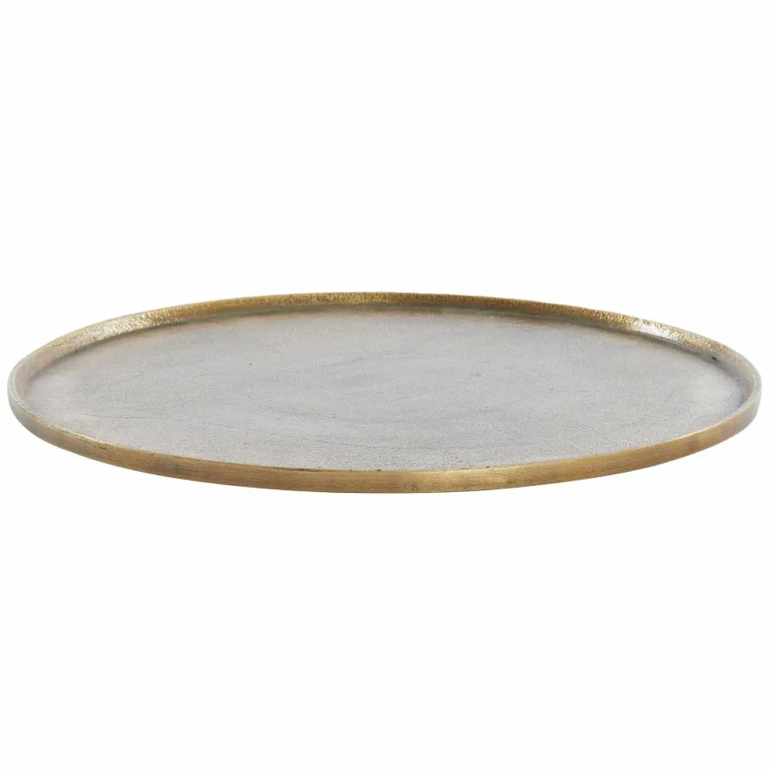 Light en Living Schaal Ø40x1,5 cm MAES antiek brons