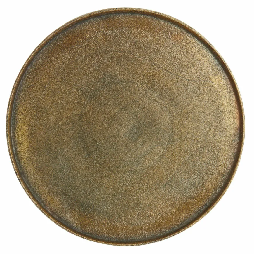 Light en Living Schaal Ø40x1,5 cm MAES antiek brons