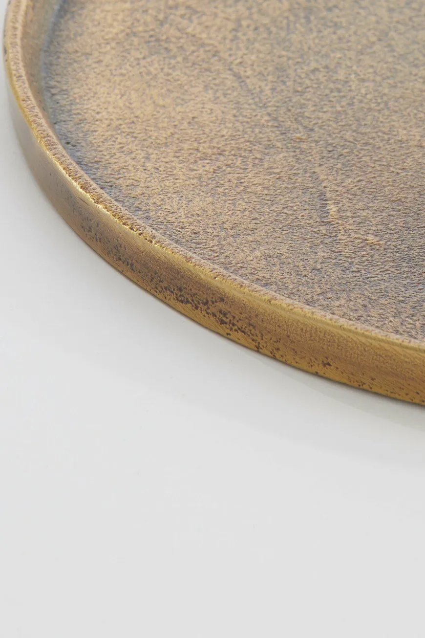 Light en Living Schaal Ø40x1,5 cm MAES antiek brons