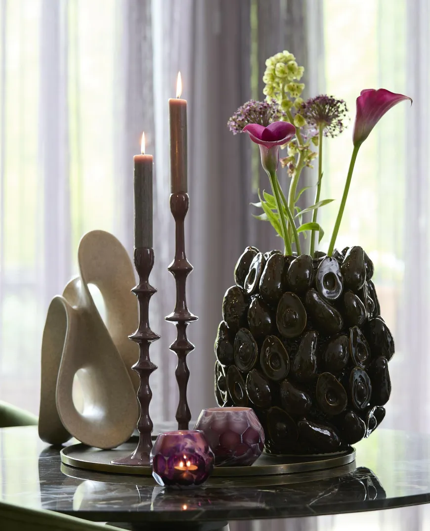 Light en Living Schaal Ø40x1,5 cm MAES antiek brons