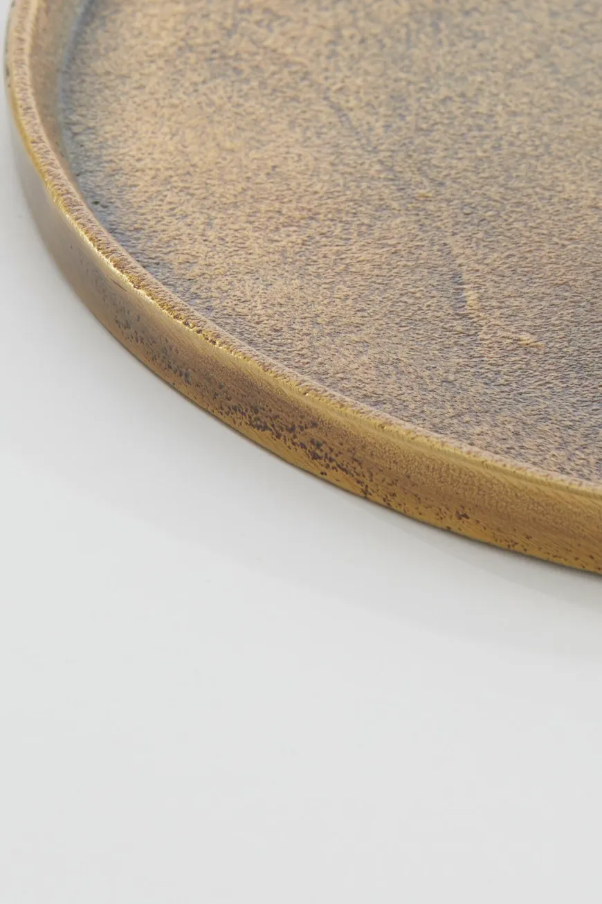 Light en Living Schaal Ø50x1,5 cm MAES antiek brons