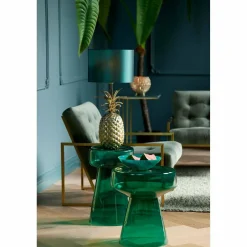 Light en Living Schaal Ø34x7,5 cm BINANGA petrol+emerald