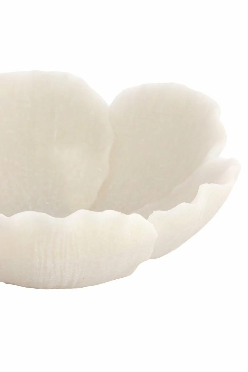 Light en Living Schaal 20,5X19,5X7,5 cm FRESIA creme