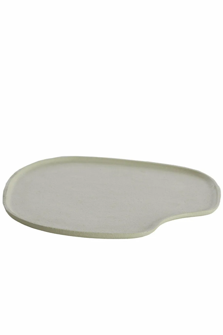Light en Living Schaal 33x33x1,5 cm TOJERA crème