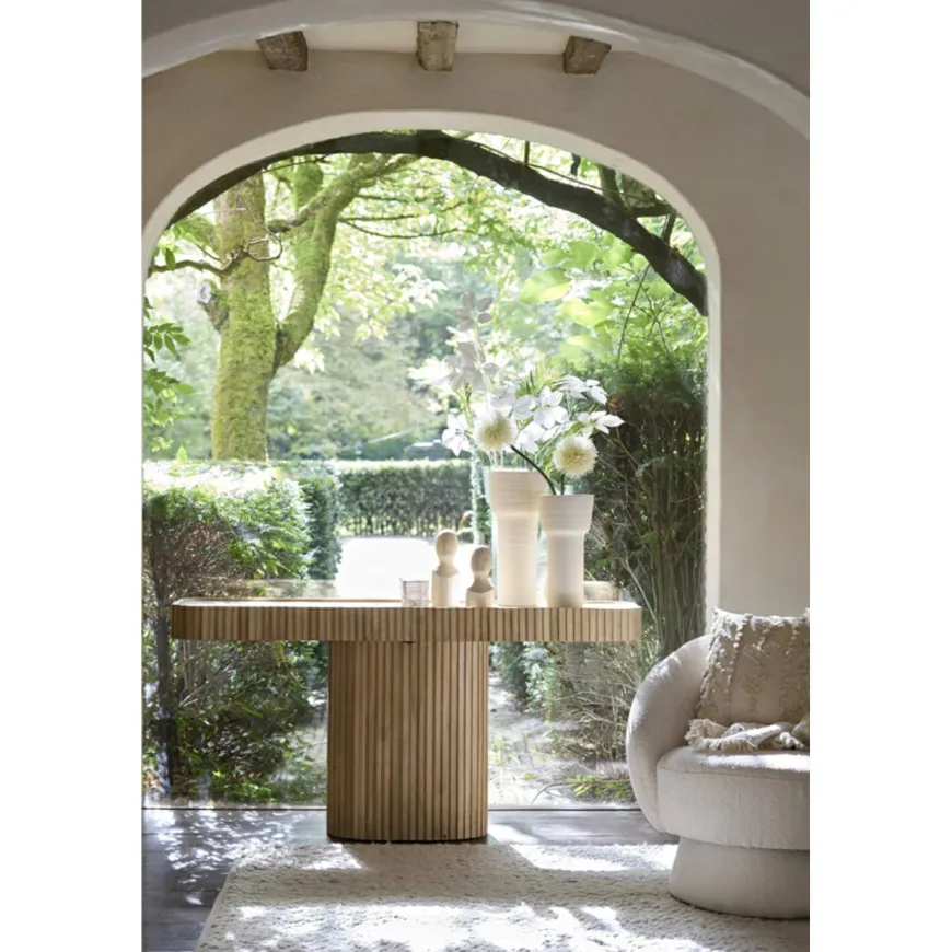 Light en Living Side table 154x39x76,5 cm KIOTO mango hout naturel