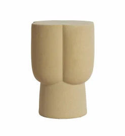 Light en Living Sidetable Ø34,5X45 cm JUNTO keramiek mat zand