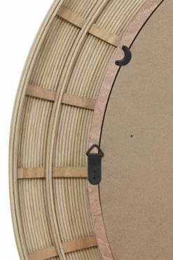 Light en Living Spiegel Ø109,5x4,5 cm PIEDRE rotan naturel
