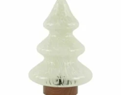 Light en Living Tafellamp LED Ø19x28 cm TREE glas beige+koper