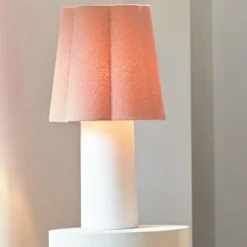 Light en Living Tafellamp Ø25X50 Cm Musaby wit+roze
