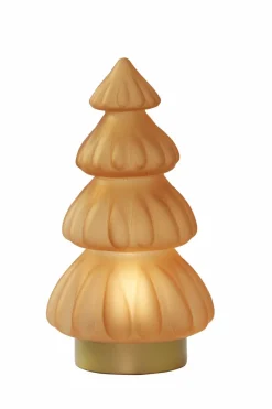 Light en Living Tafellamp LED Ø15x28 cm TREE glas mat oranje