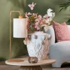 Light en Living Tafellamp 26x20x59,5 cm DONIO hout print naturel+touw crème