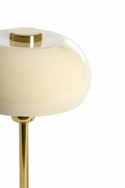 Light en Living Tafellamp Ø22x34 cm SURIN glans lichtgrijs+goud