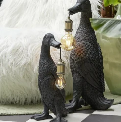 Light en Living Tafellamp 23,5x23x48,5 cm DUCK zwart