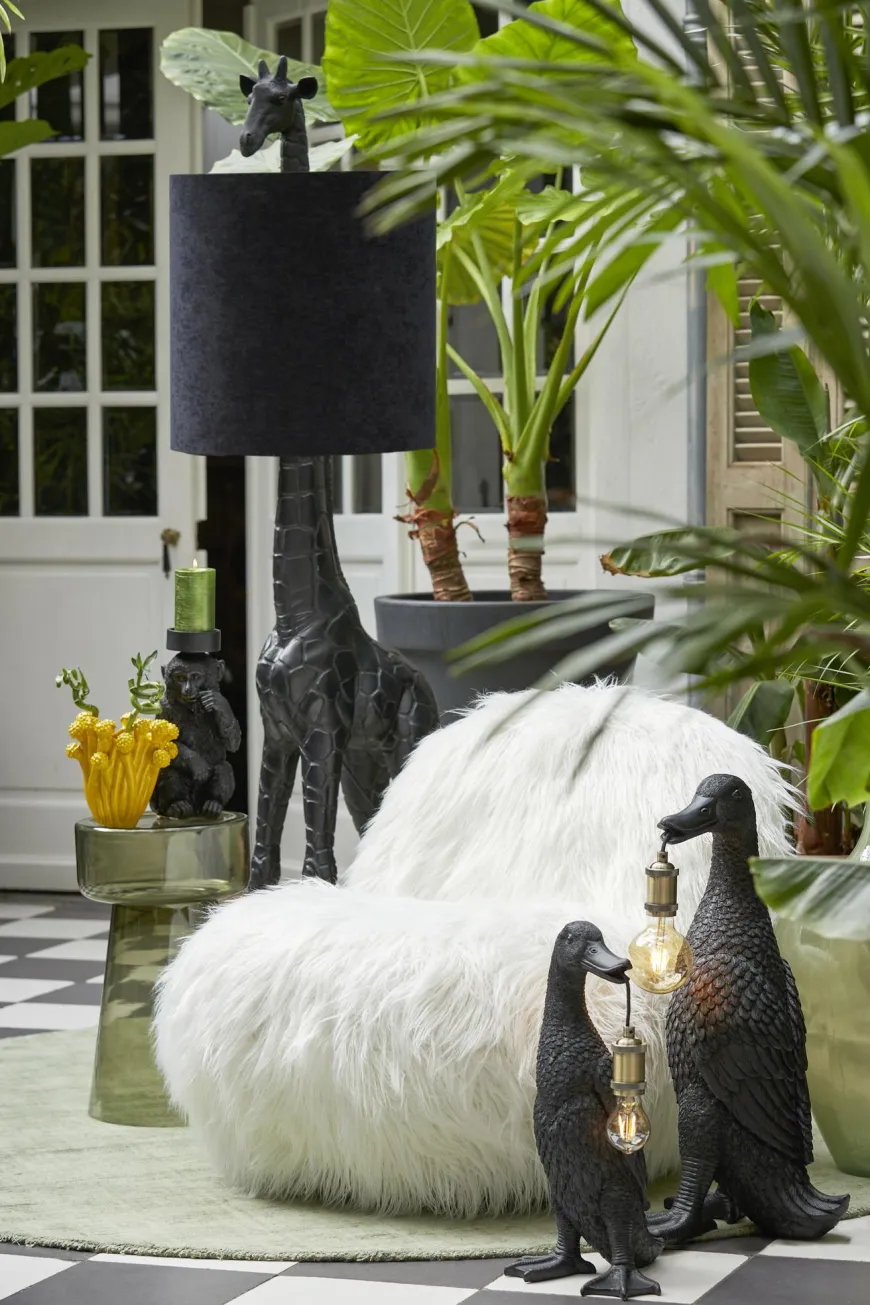 Light en Living Tafellamp 23,5x23x48,5 cm DUCK zwart