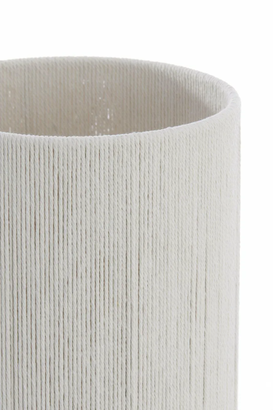 Light en Living Tafellamp Ø22x67,5 cm DANIALO hout print naturel+touw crème