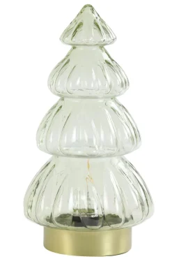 Light en Living Tafellamp LED Ø15x28 cm TREE glas crème