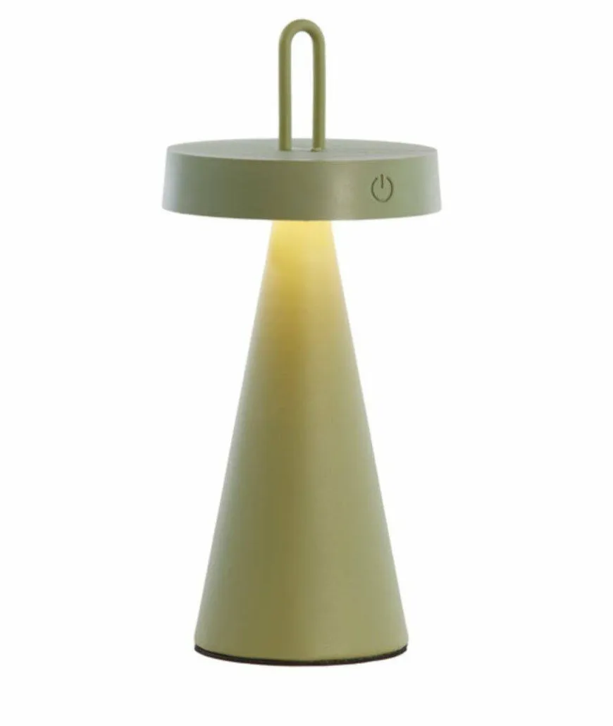 Light en Living Tafellamp LED Ø13x28,5 cm ANKENTA olijf groen