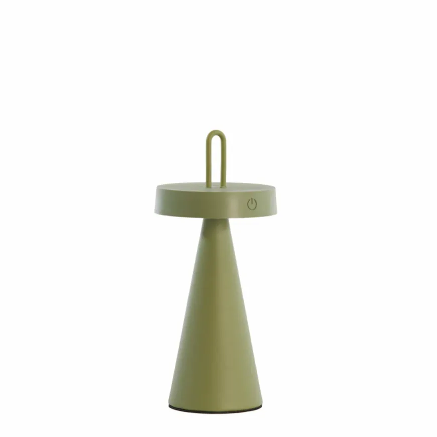 Light en Living Tafellamp LED Ø13x28,5 cm ANKENTA olijf groen