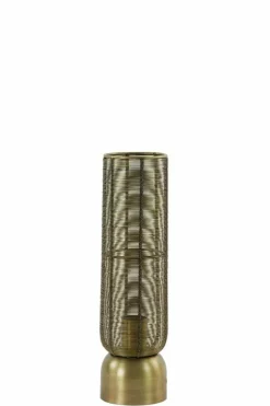 Light en Living Tafellamp Lezuza antiek brons - 2 maten