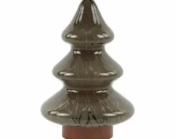 Light en Living Tafellamp LED Ø19x28 cm TREE glas bruin+koper