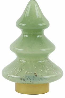Light en Living Tafellamp LED Ø14x20 cm TREE glas mint groen+goud