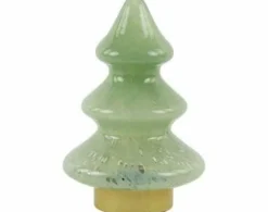 Light en Living Tafellamp LED Ø14x20 cm TREE glas mint groen+goud