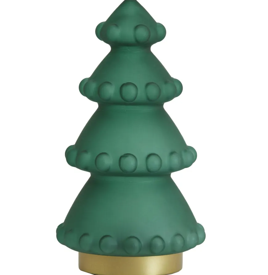 Light en Living Tafellamp LED Ø15x28.5 cm TREE mat groen-blauw+goud