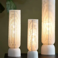 Light en Living Tafellamp Lezuza creme - 2 maten