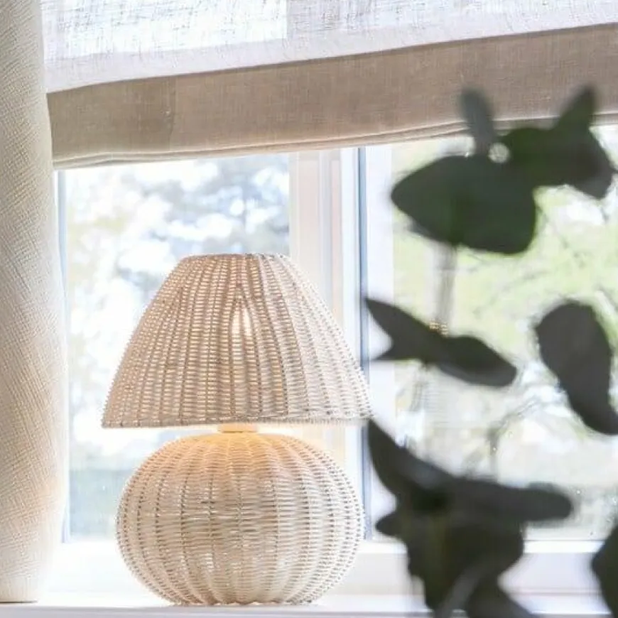 Light en Living Tafellamp Ø27,5x35 cm MAVON rattan naturel