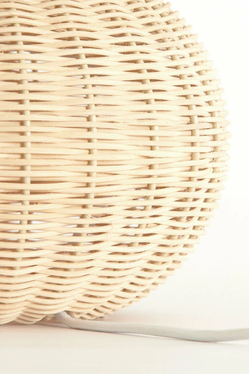 Light en Living Tafellamp Ø27,5x35 cm MAVON rattan naturel