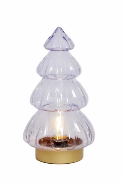 Light en Living Tafellamp LED Ø15x28 cm TREE lila-goud