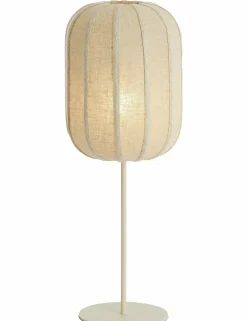 Light en Living Tafellamp SOLUNE Ø25x70 cm – Naturel & Crème | Light & Living